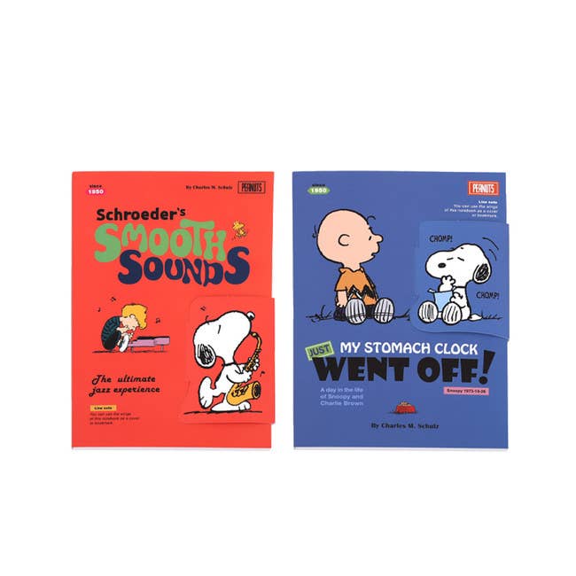 Peanuts Snoopy A5 Tab-Cover Lined Notebook