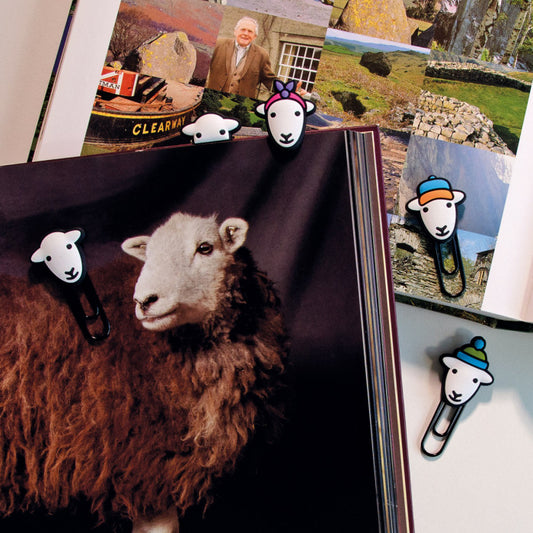 Herdy Sheep Bookmark Paperclip Set