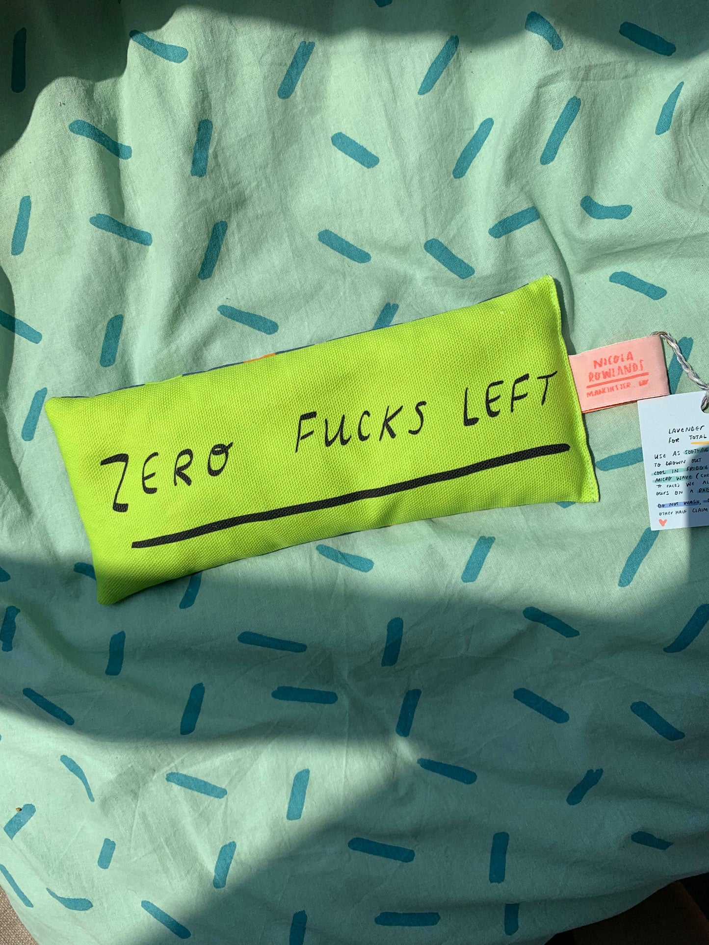 Zero Fucks Left Lavender Bag