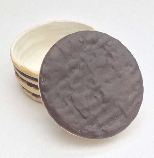 Dark Chocolate Biscuit Trinket Box