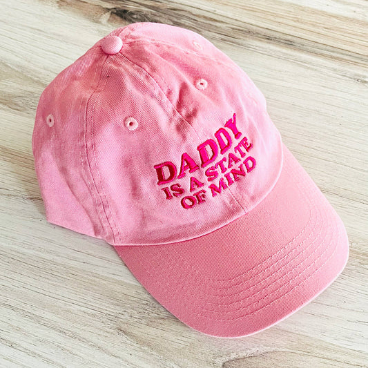 Daddy Is A State Of Mind Baseball Cap Dad Hat