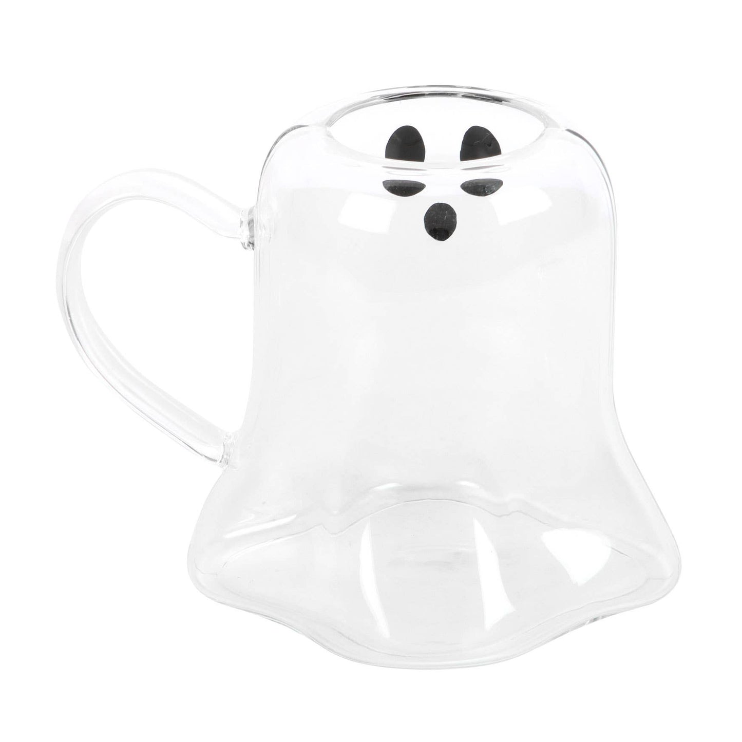 Halloween Ghost Shaped Glass Mug