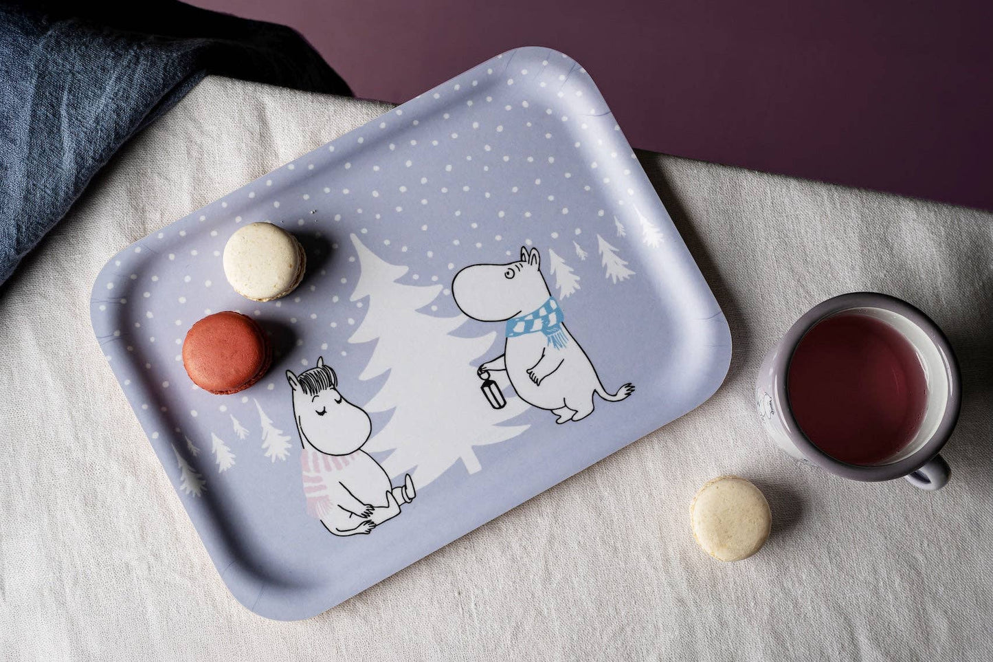 MOOMIN Christmas Tray Snowfall
