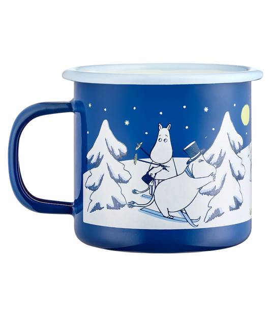MOOMIN Christmas Enamel Mug Starry Night 0.37L