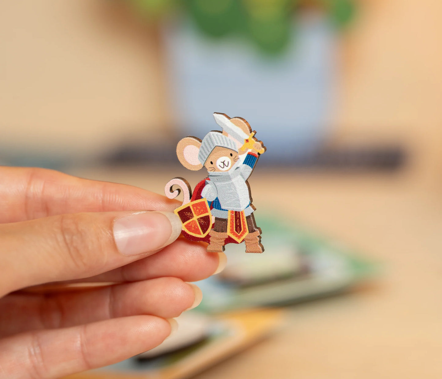 Brave Little Mouse Pin