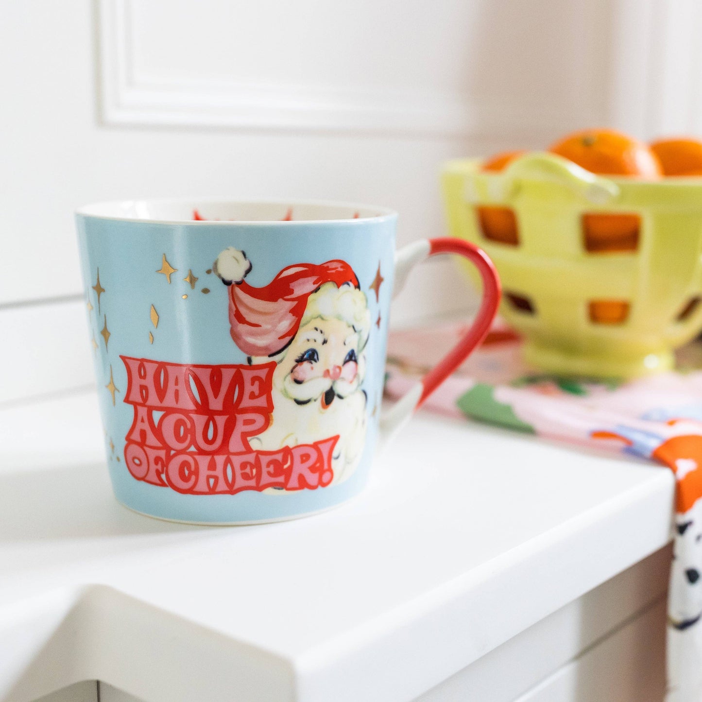 Cup of Cheer Santa Mug