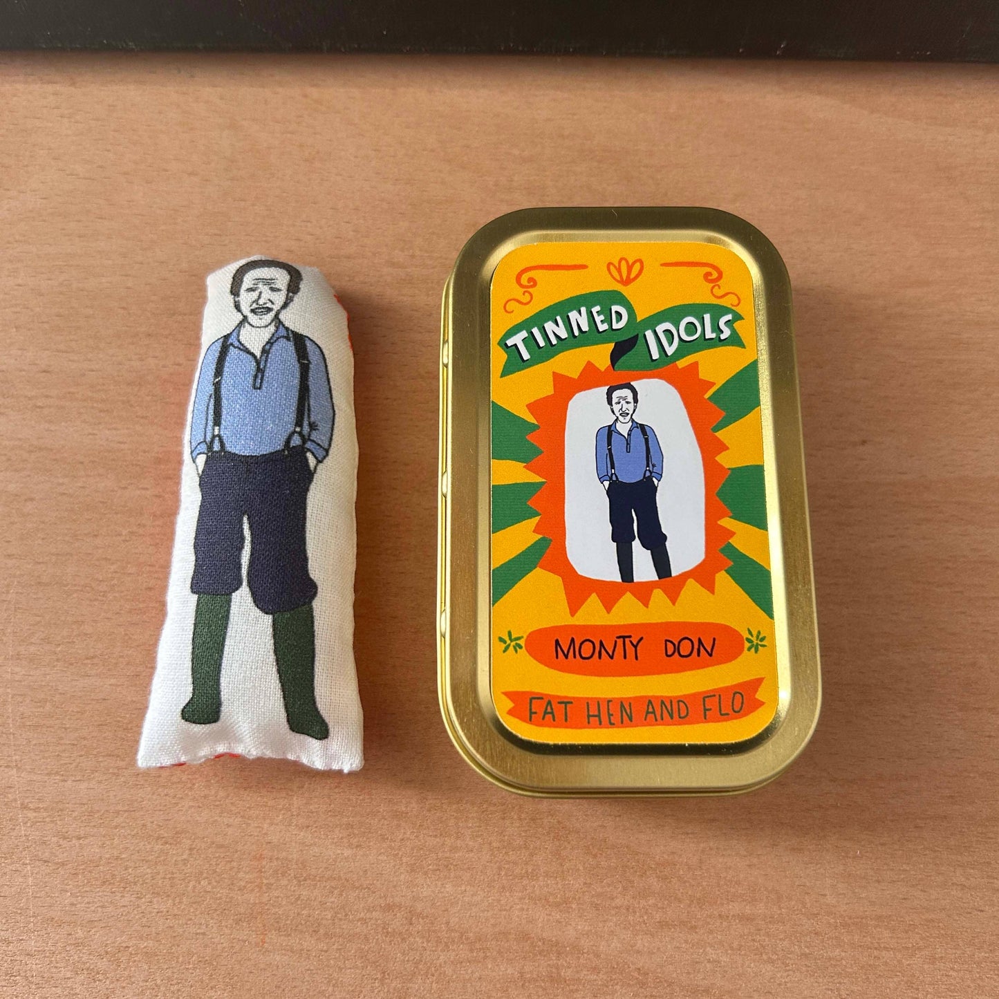 Monty Don Tinned Idol Mini Keepsake Doll