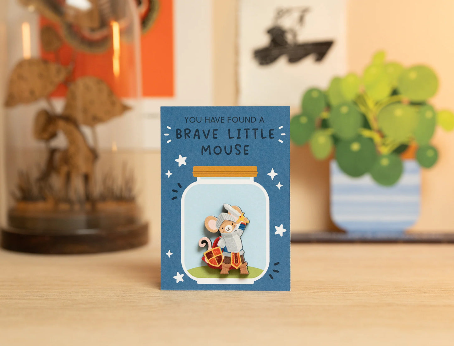 Brave Little Mouse Pin