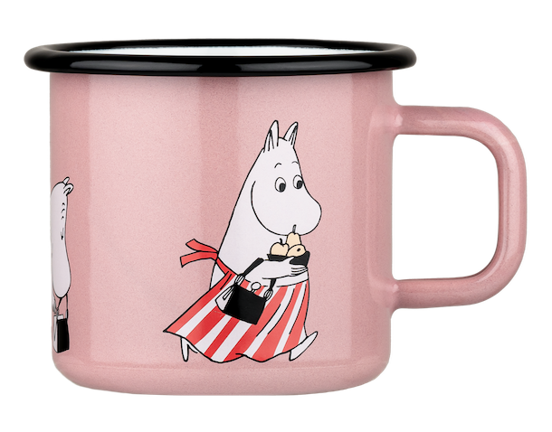 MOOMIN Enamel Mug Moominmamma Pink 0.37L