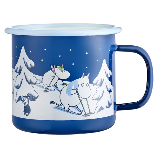 MOOMIN Christmas Enamel Mug Starry Night 0.37L