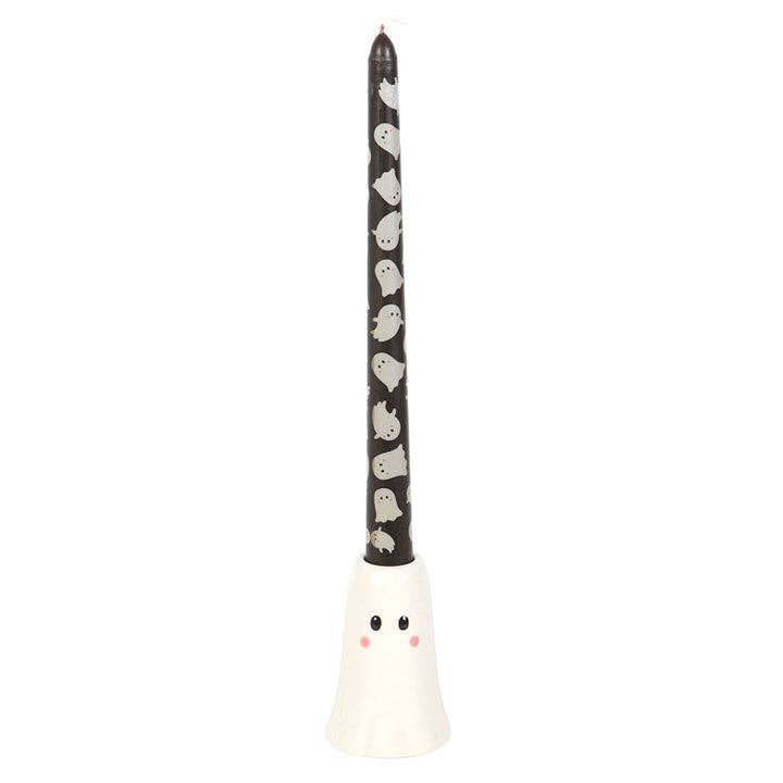 Ghost Candle Holder with Taper Candle