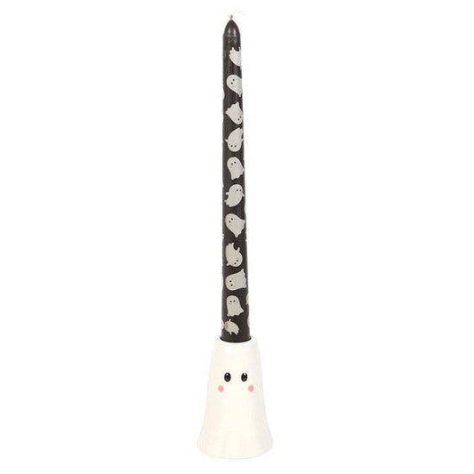 Ghost Candle Holder with Taper Candle