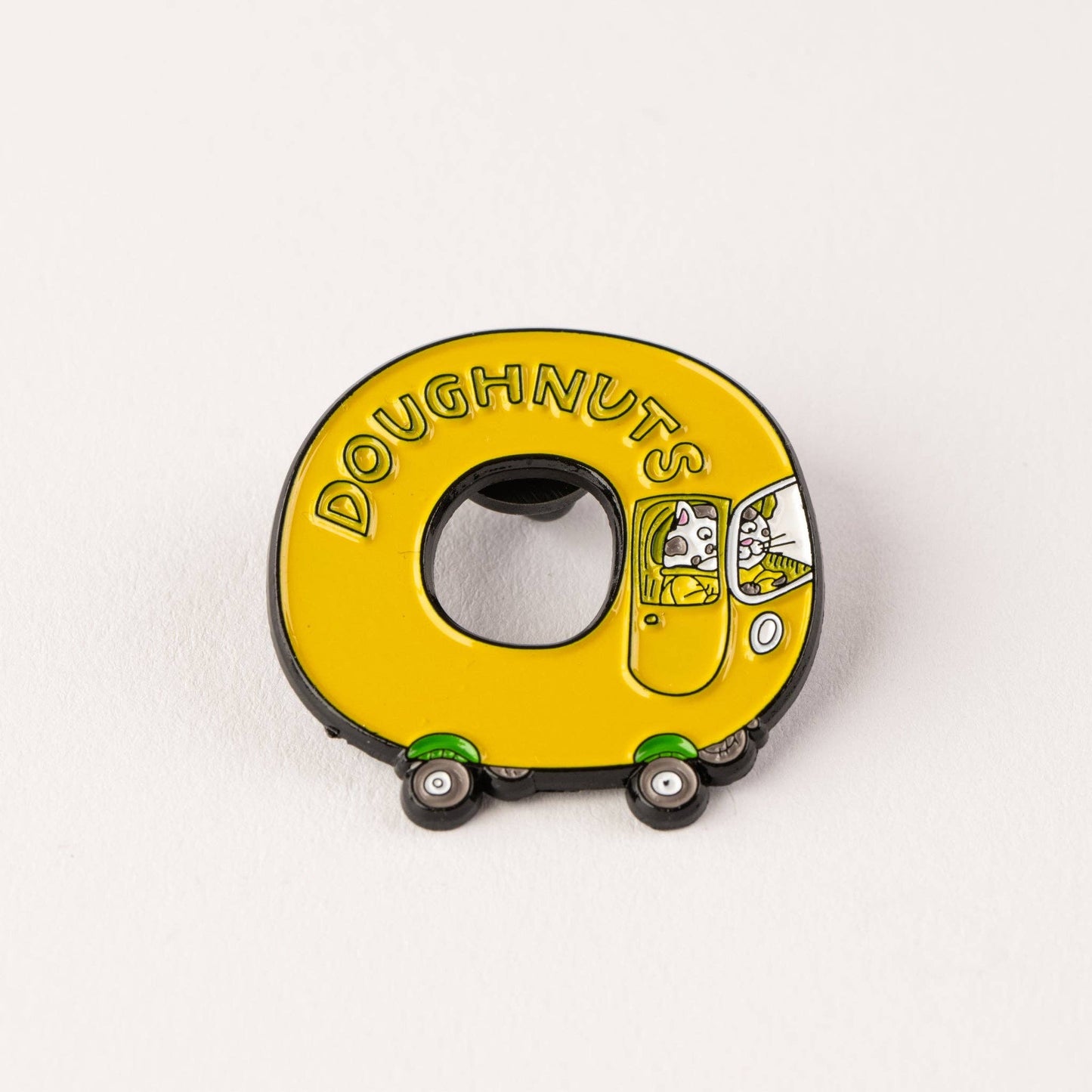 Magpie x Richard Scarry Doughnut Car Enamel Pin