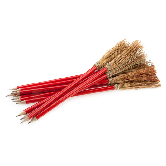 Broomstick Pencil Red