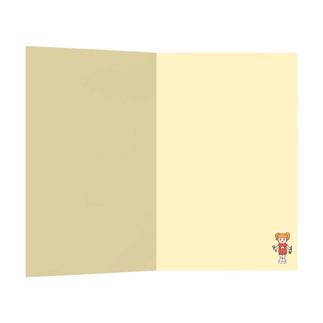 Polly House Party Birthday Card