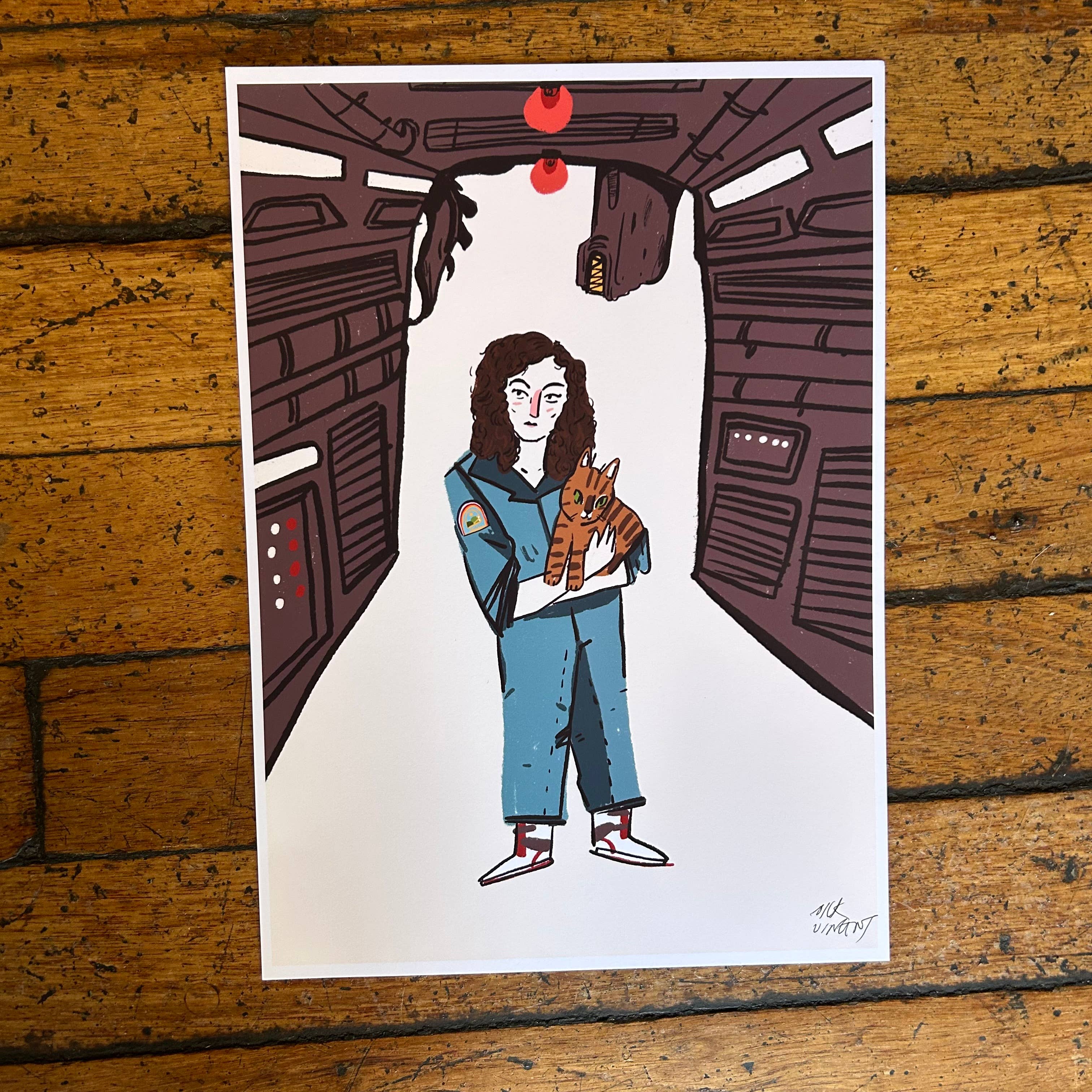 Alien Ripley Print – Grumpy Custard
