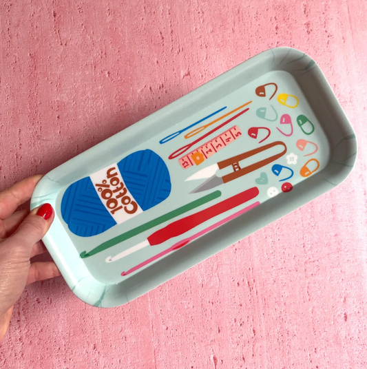 Crochet Desk Tidy Tray