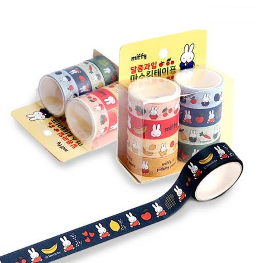 Miffy Sweet Fruit Deco Masking Tape 8Pcs