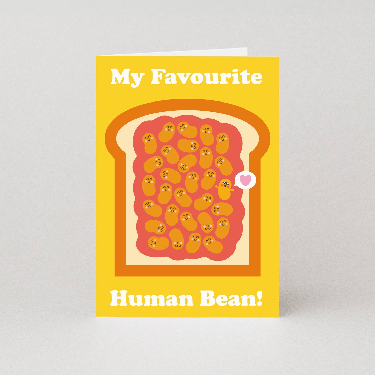 Favourite Human Bean Card