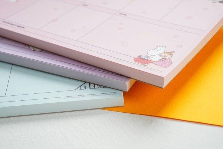 Moomin Weekly Planner Diary Journal Pad