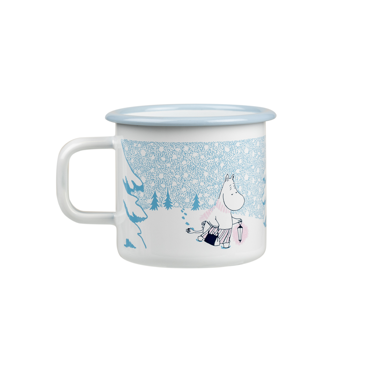 MOOMIN Enamel Mug Let It Snow 0.37L