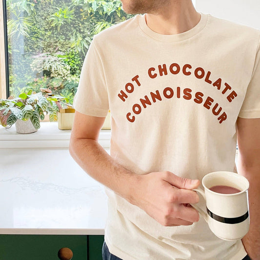 Hot Chocolate Connoisseur Organic Fleck Unisex T-Shirt