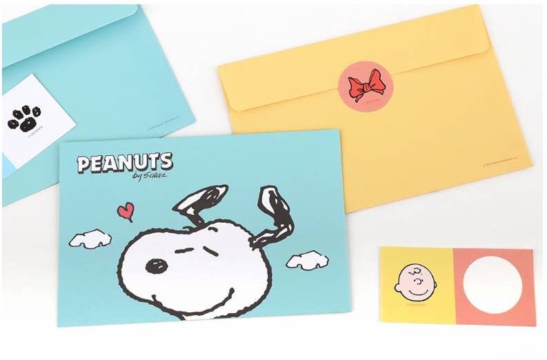 Peanuts Charlie Brown & Snoopy Writing Sets