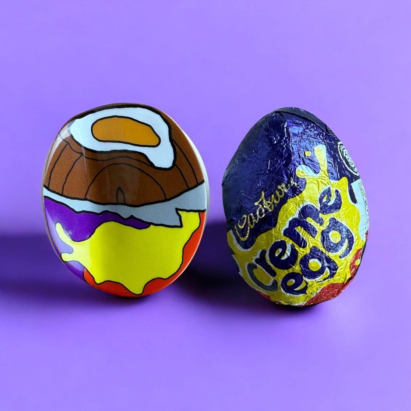 Mini Creme Egg Hair Claw