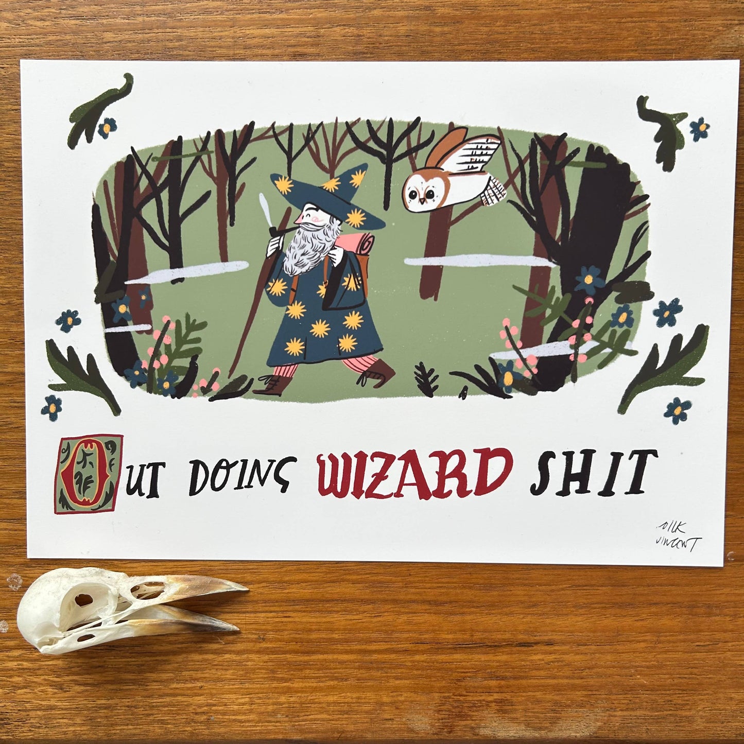 Wizard Shit Print 