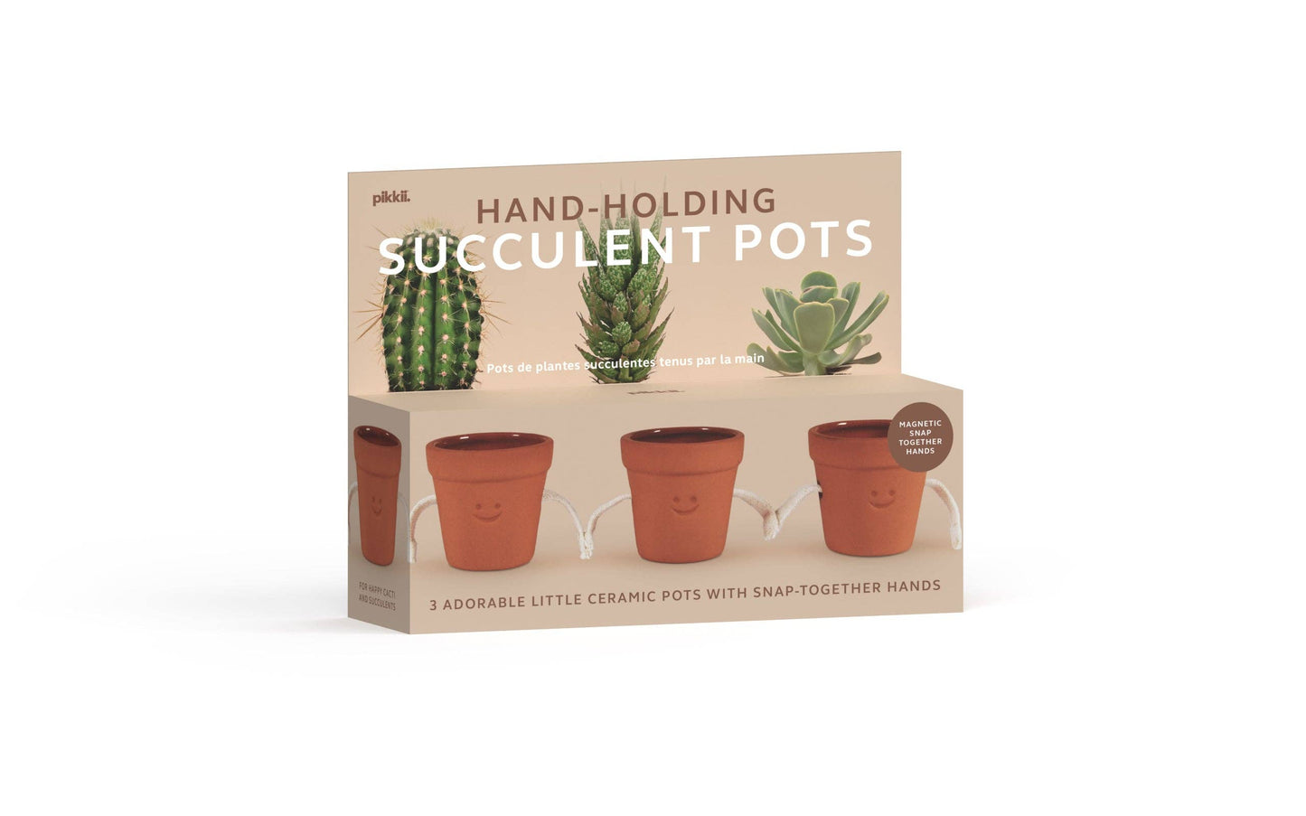 Hand-Holding Succulent Pots Ceramic Planters