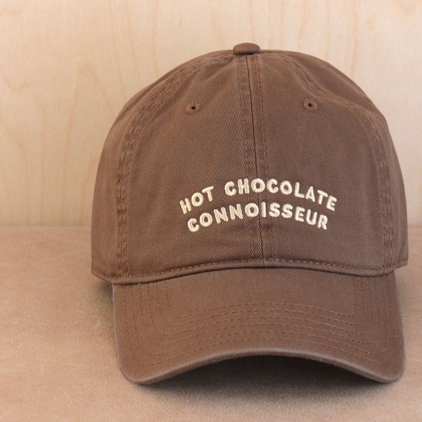 Hot Chocolate Connoisseur Cotton Baseball Cap