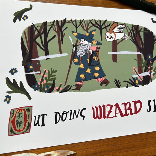 Wizard Shit Print 
