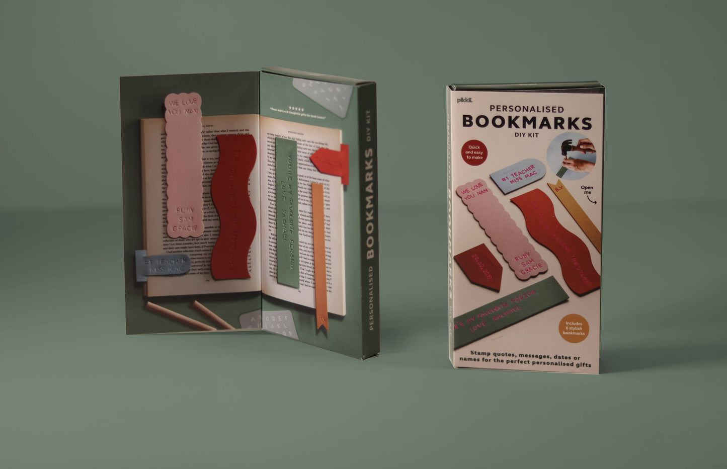 Personalised Bookmarks DIY Gift Kit