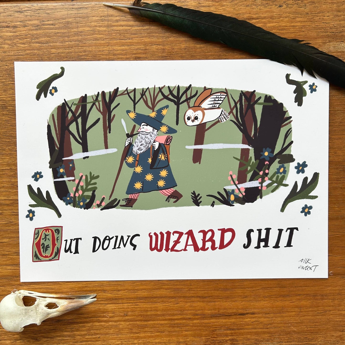 Wizard Shit Print 