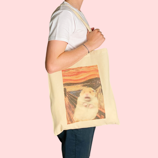 The Scream Hamster Tote Bag