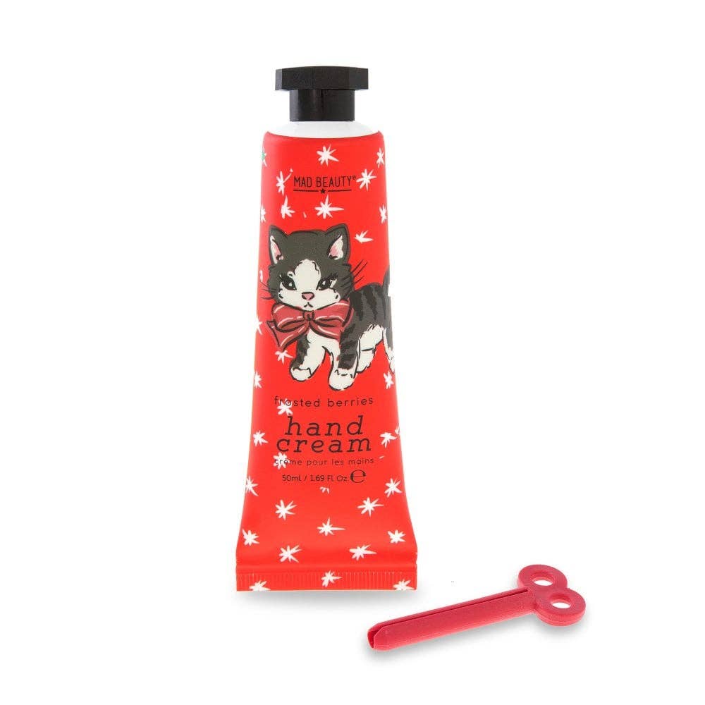 Mad Beauty Retro Christmas Hand Cream Cat