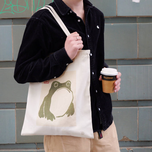 Matsumoto Hoji Frog Tote Bag