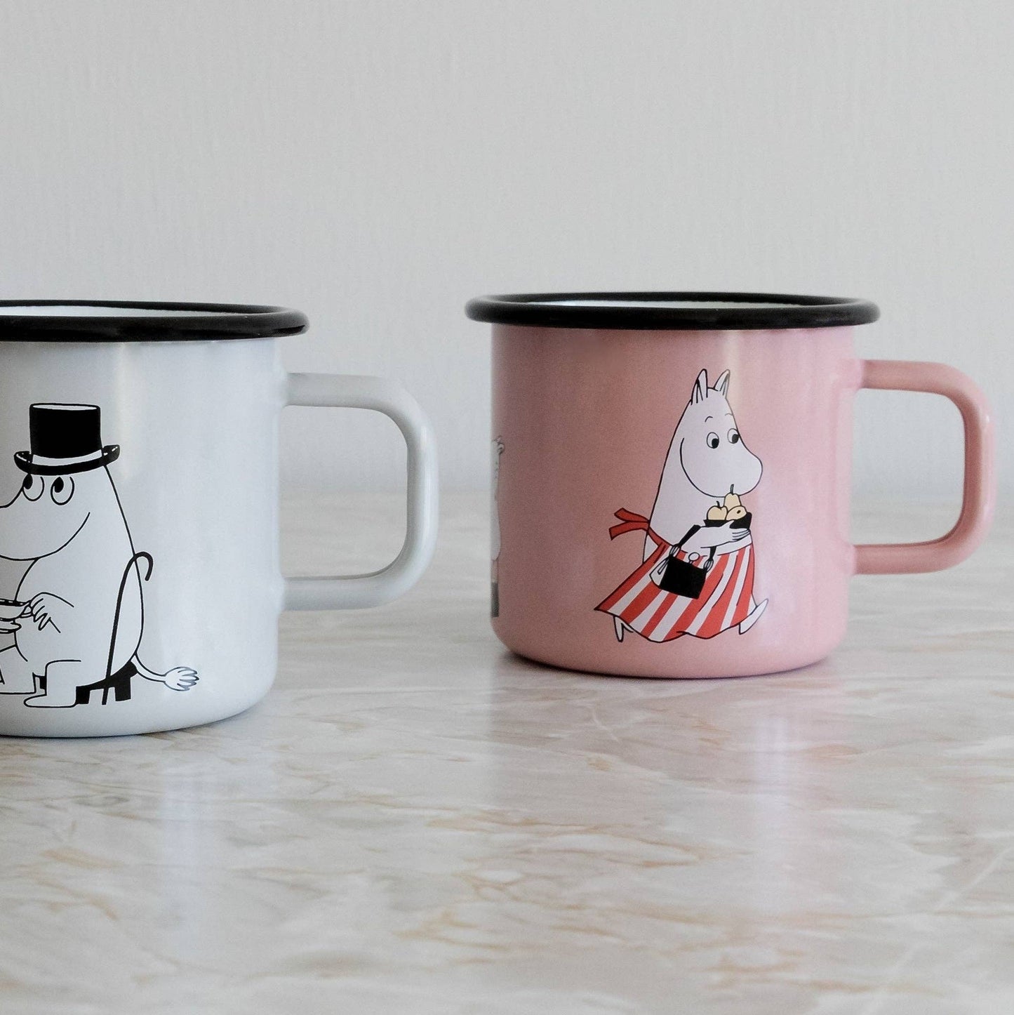 MOOMIN Enamel Mug Moominmamma Pink 0.37L