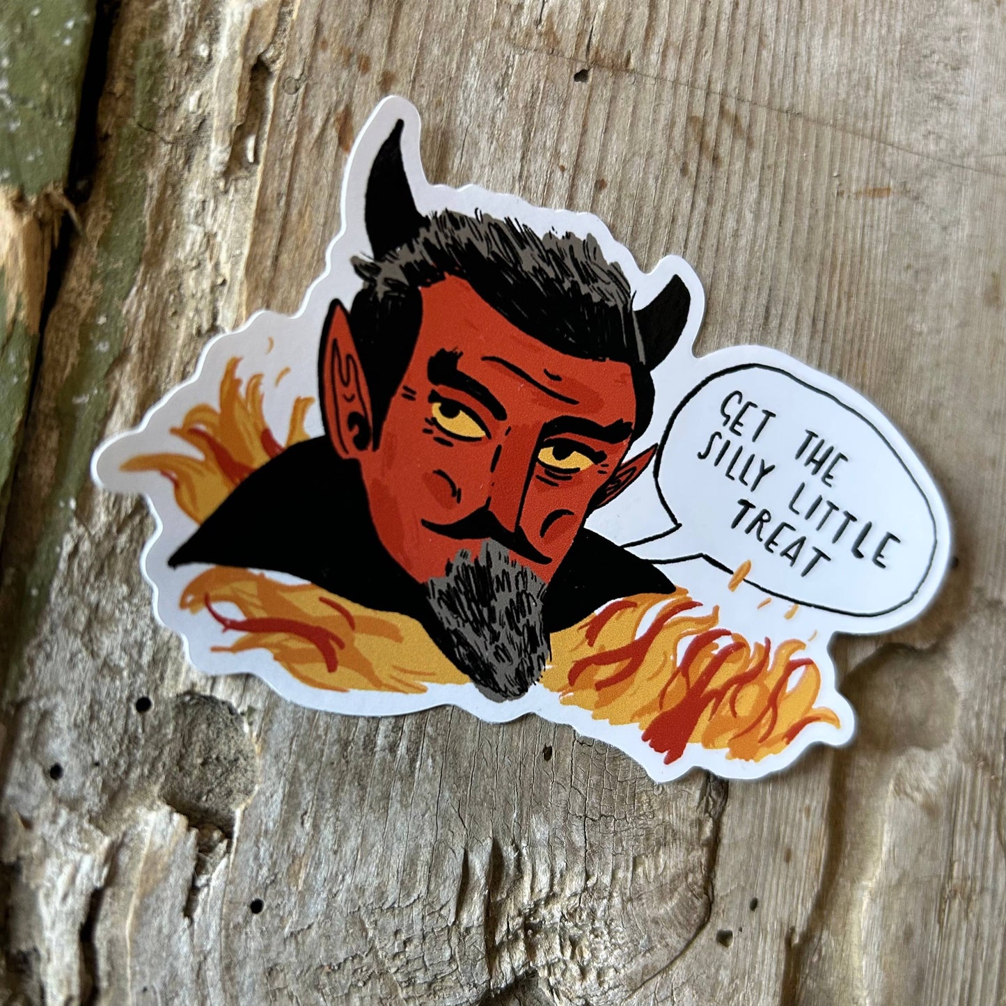 Silly Little Treat Vinyl Sticker 