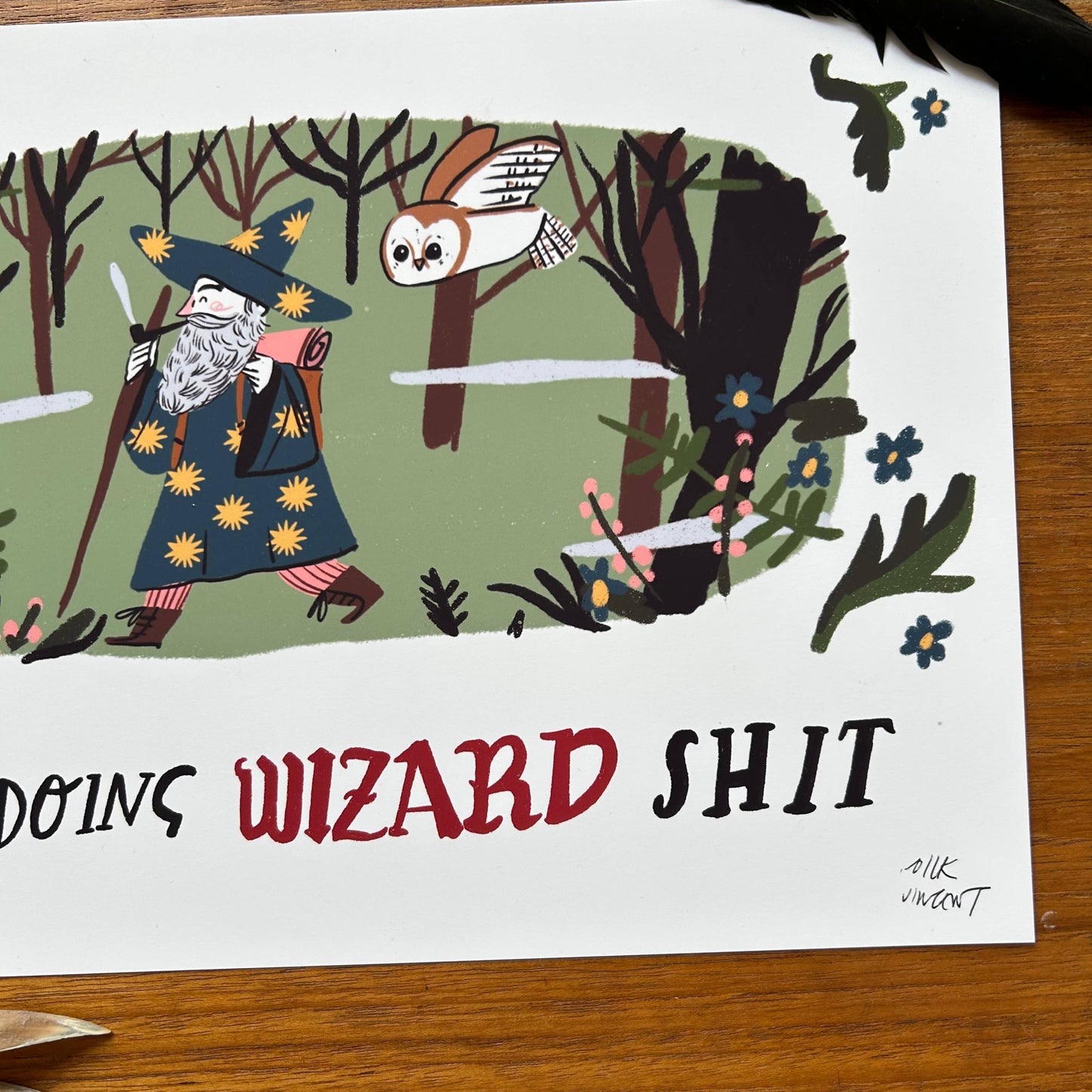 Wizard Shit Print 
