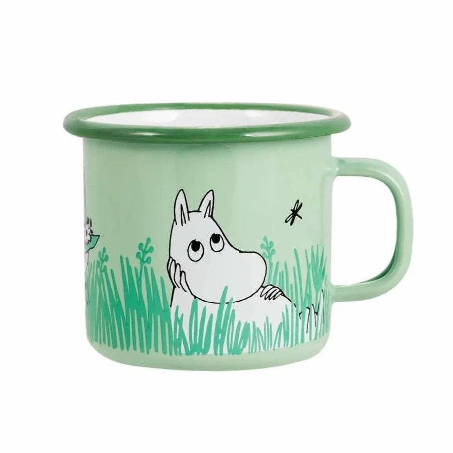 MOOMIN Enamel Mug In the Garden 0.25L