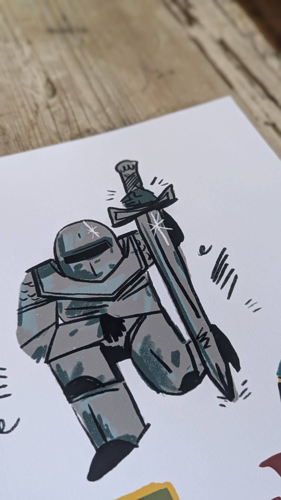 Fuck Around And Find Out Knight Print