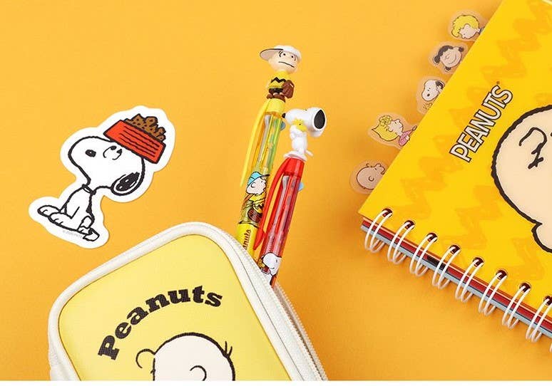 Peanuts Snoopy Figure Mascot 3-Colour Pens