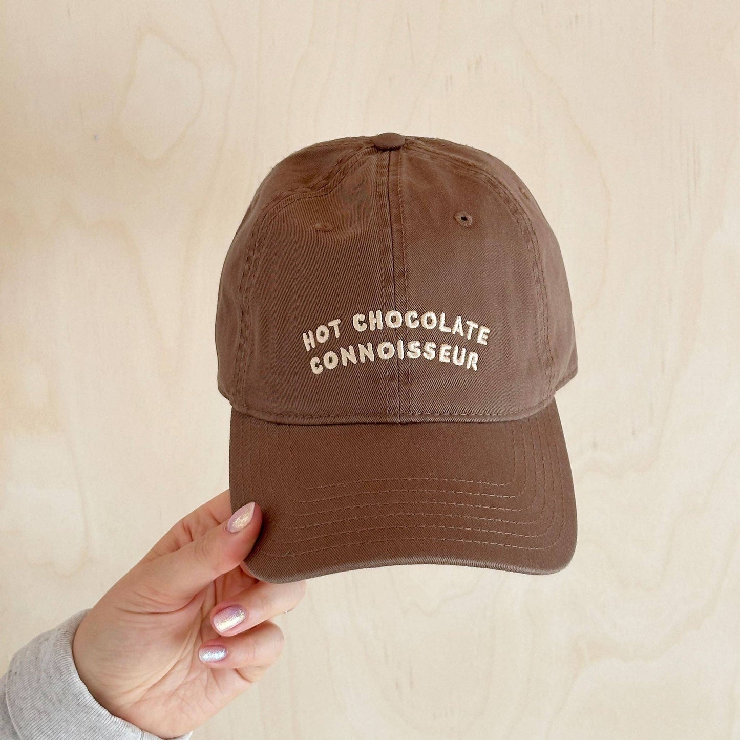 Hot Chocolate Connoisseur Cotton Baseball Cap