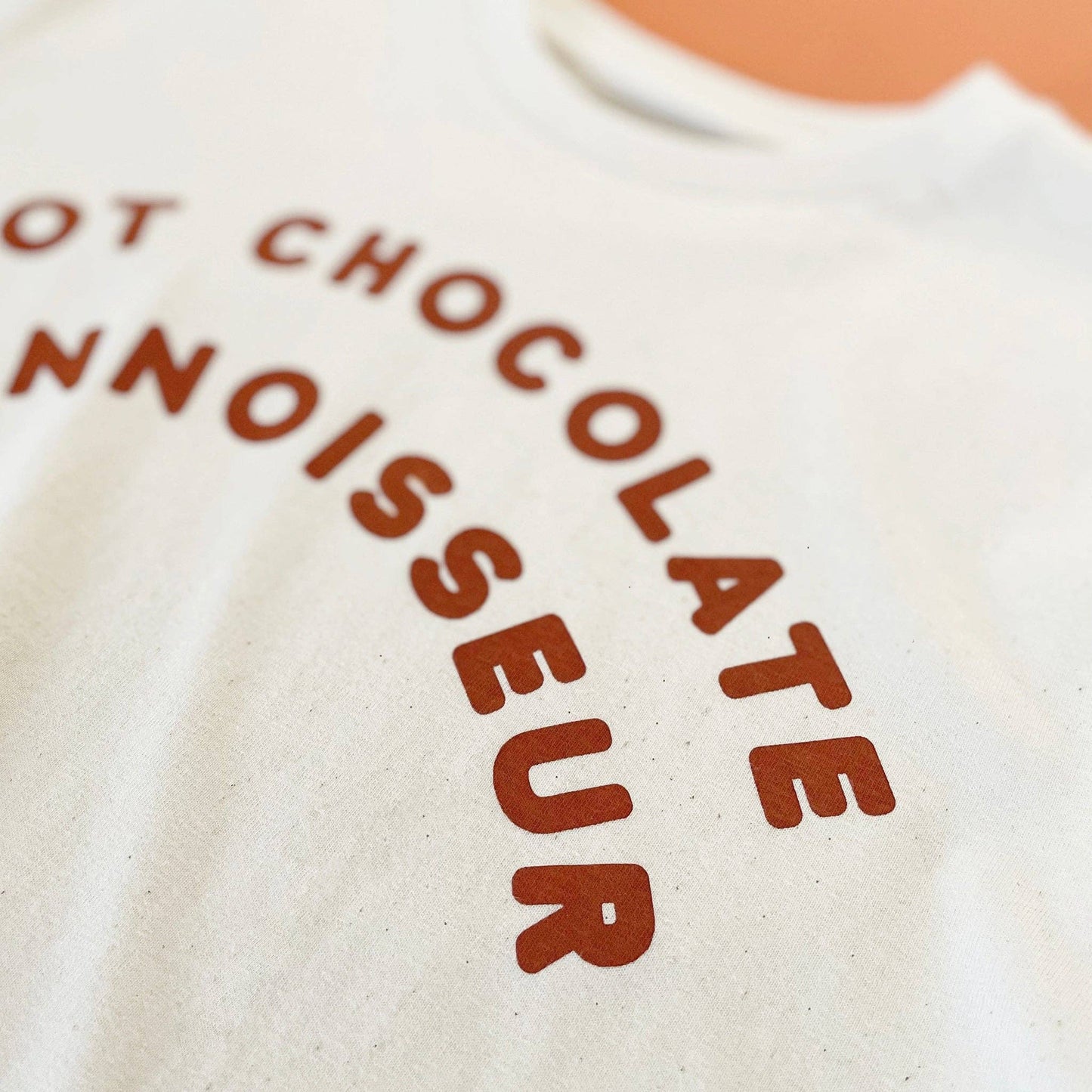 Hot Chocolate Connoisseur Organic Fleck Unisex T-Shirt