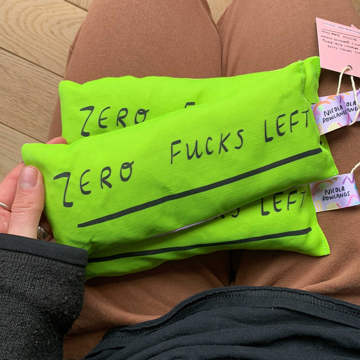 Zero Fucks Left Lavender Bag
