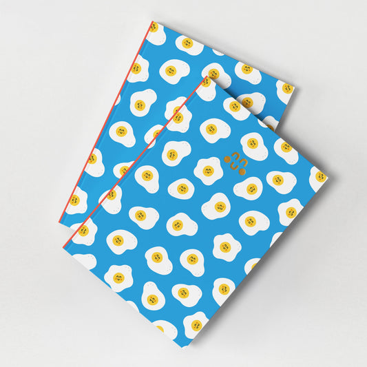 Fried Egg Lined Notebook
