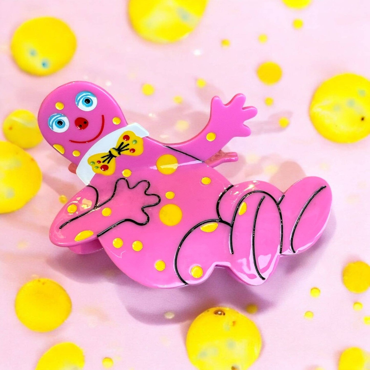 Mr Blobby Hair Claw