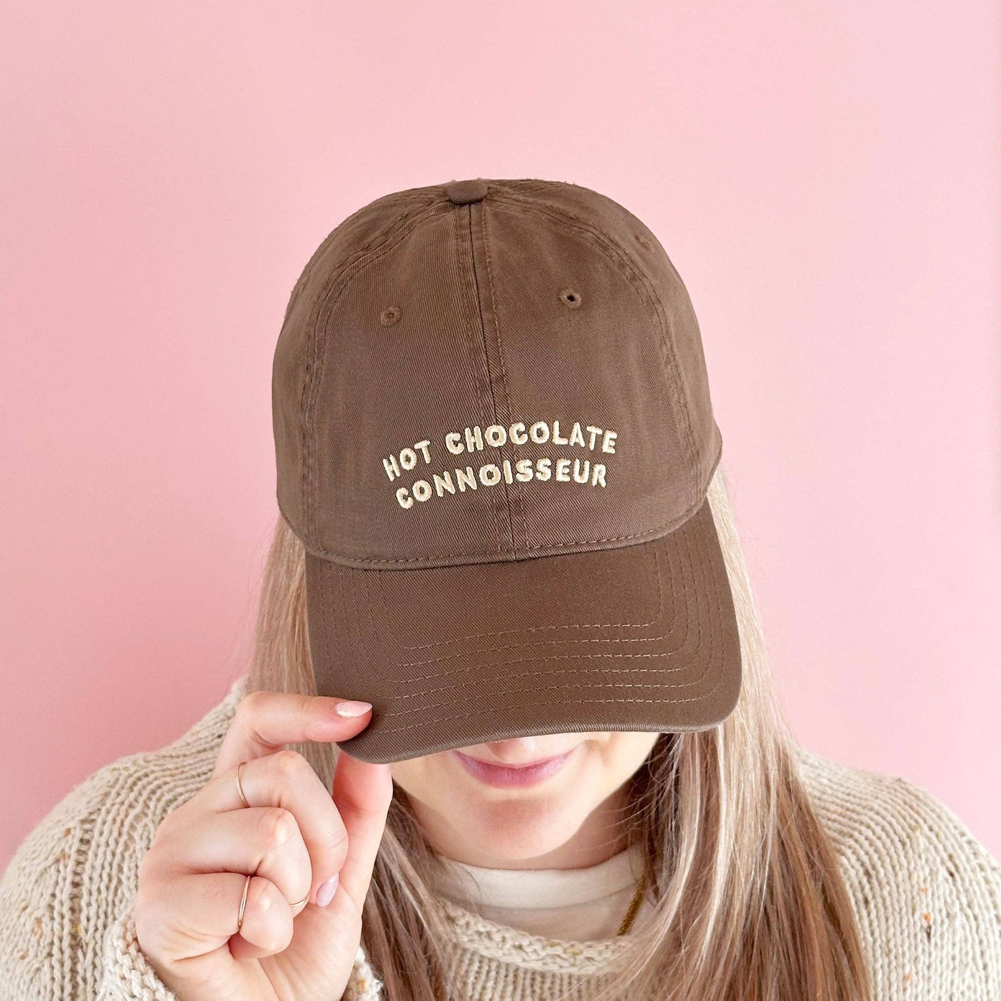 Hot Chocolate Connoisseur Cotton Baseball Cap