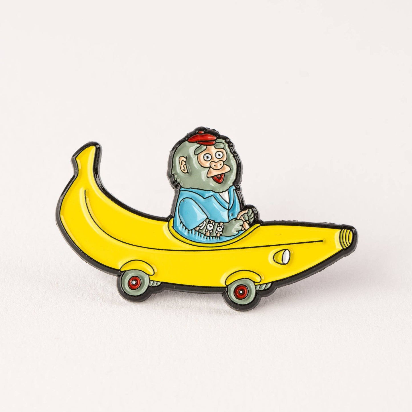 Magpie x Richard Scarry Bananamobile Enamel Pin